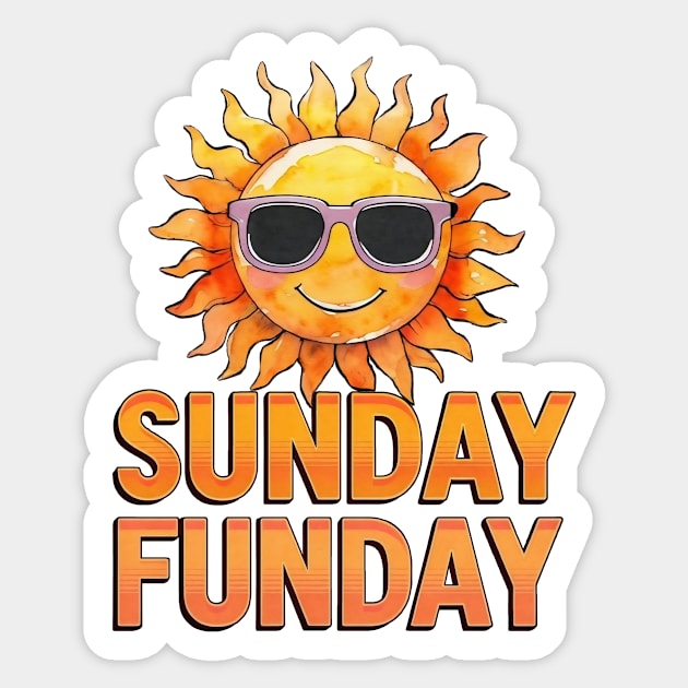 Sunday Funday Sticker by CreativeSage